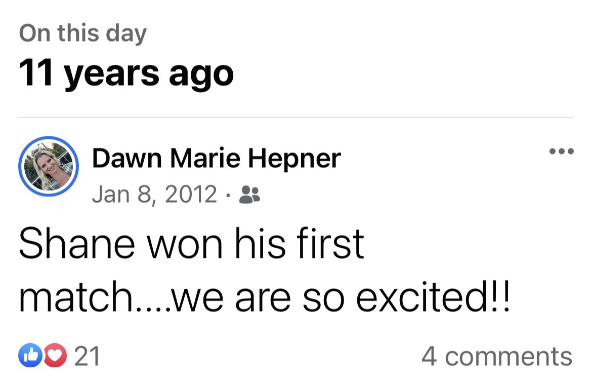 Today marks my first win in this sport…. Ever.  I was 7 years old.    11 years later, I never would have thought I would be on the #roadtostate.  What an amazing journey it has been.