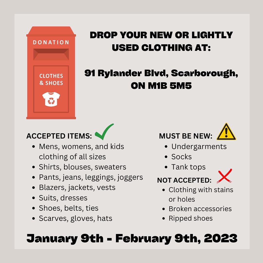 Give your clothes a second life 👕 #ClothingDrive