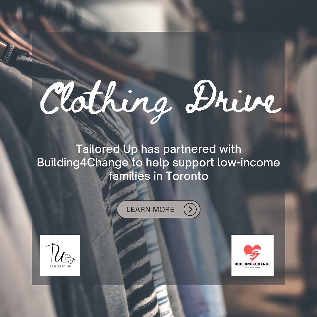 Building4Change's tweet photo. Give your clothes a second life 👕 #ClothingDrive https://t.co/aX0x4dI6Hm
