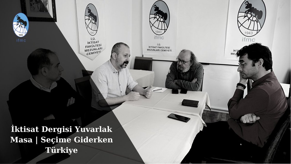 iu_ifmc's tweet image. İktisat Dergisi Yuvarlak Masa'da Prof. Dr. Mehmet Türkay moderatörlüğünde Barış Terkoğlu, Dr. Derya Kömürcü, Prof. Dr. Murat Birdal ile "Seçime Giderken Türkiye" konusu ele alındı.
youtu.be/srPKpT_hUh0
#MehmetTürkay #BarışTerkoğlu #DeryaKömürcü #MuratBirdal
#İktisatDergisi