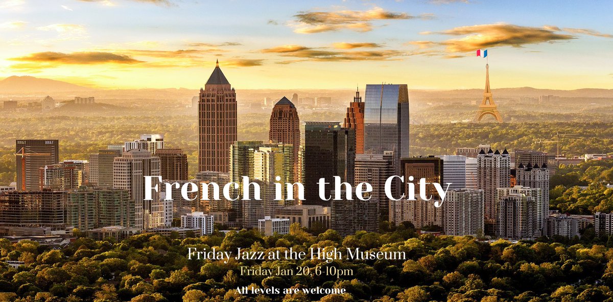MeetMe_in_Paris's tweet image. French in the City! Friday Jazz at the #HighMuseum (All levels welcome) meetup.com/atlanta-joie-d… #French  #frenchspeakers #Jazz #meetmeinparisatl