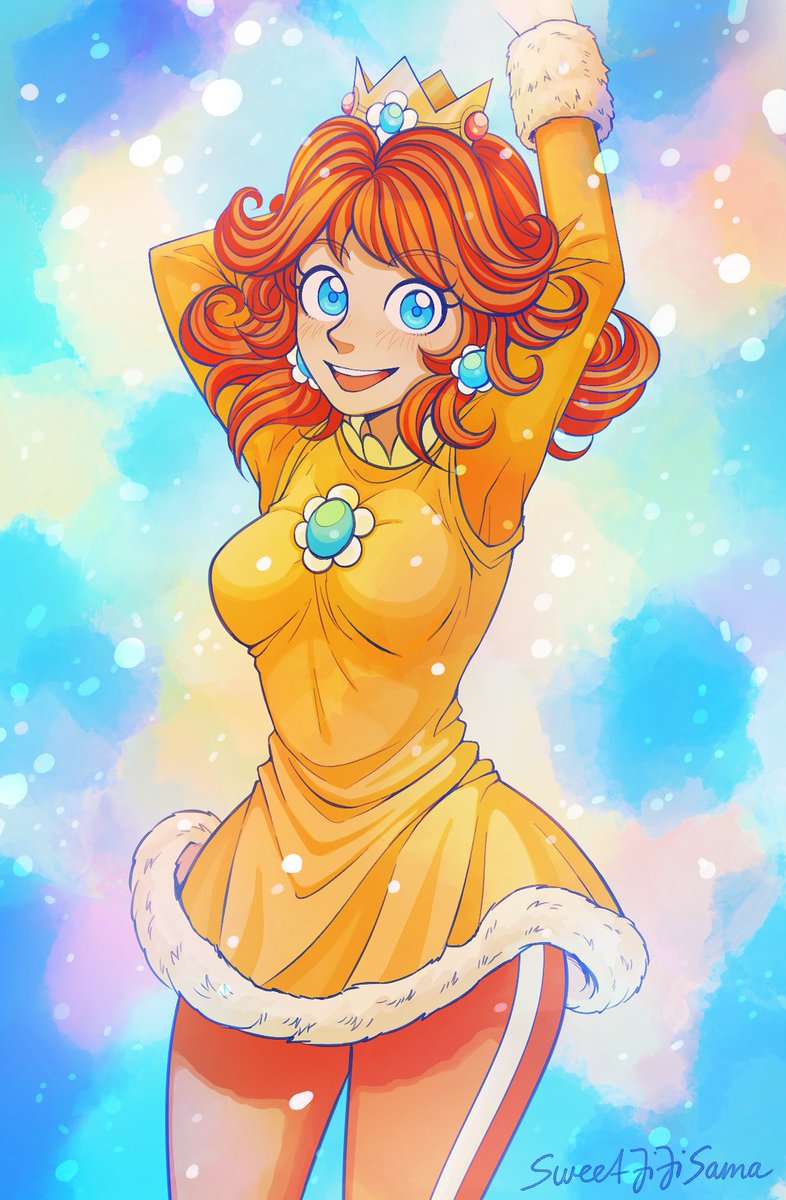 Daisy this time bc I drew the other two princesses last time ^^
The coloring and adding the snow was super fun!!!

Character: Princess Daisy from the Super Mario Series
#princessdaisy #daisy #princessdaisyfanart #supermariofanart #supermario #fanart #digitalart
