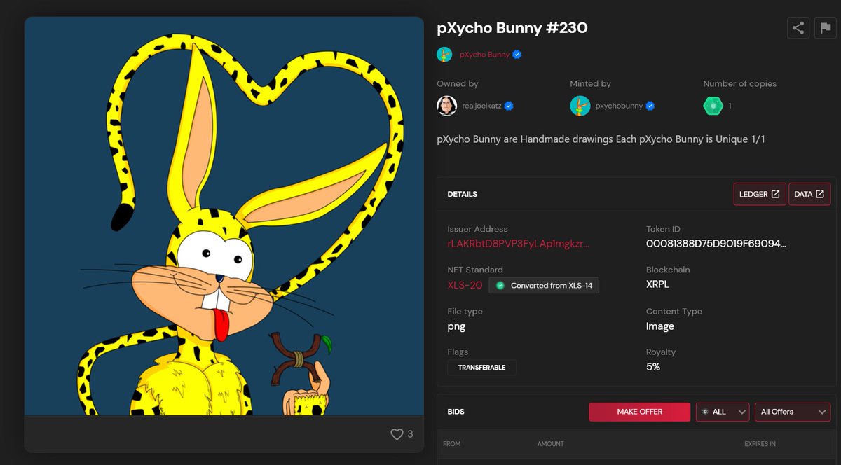 Illyriannft's tweet image. eyyyy i  just noticed you received my GIFT 
@JoelKatz  WELCOME to The #BUNNYGANG

pop in the discord say hello ♥️
discord.gg/7UV7n6kCS3

#xrp #xrpl #sologenic #Ripple #nftart #1of1
