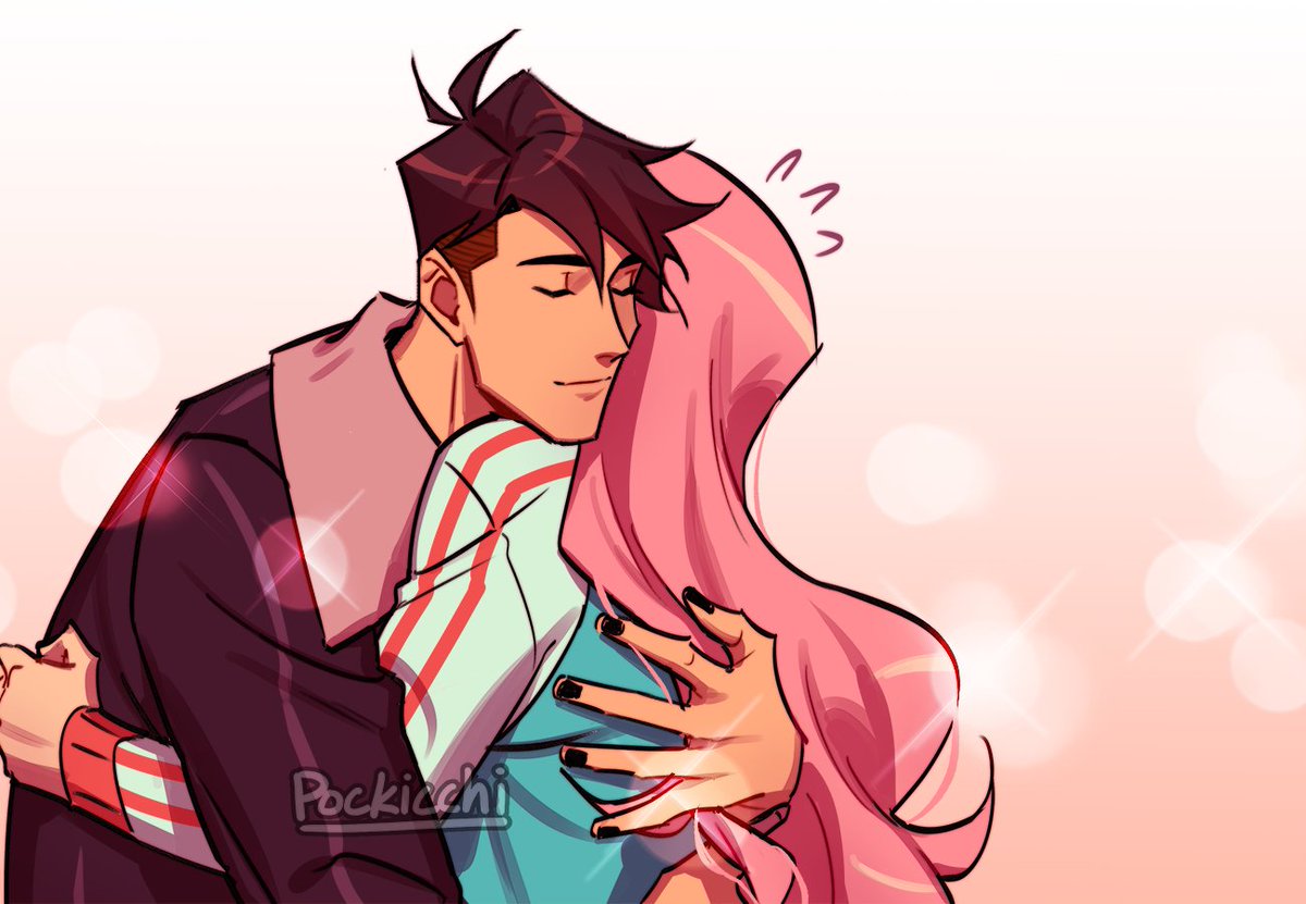 「hugging your short gf-expectation vs rea」|diana🩷のイラスト