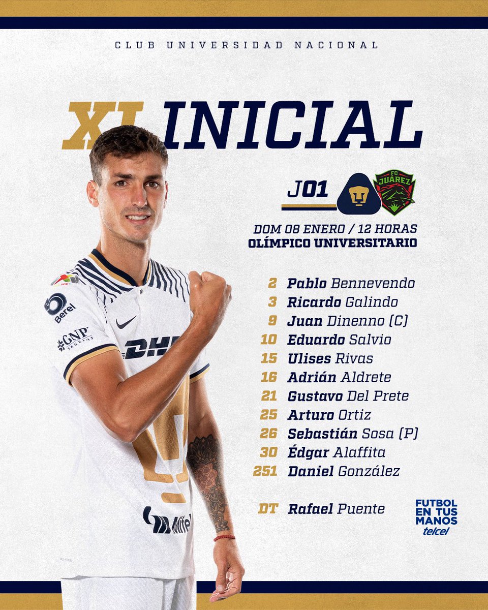 PumasMX's tweet photo. Con este 1️⃣1️⃣ saltaremos a la cancha. 🐾
¡Vamos, Pumas! 

#SoyDePumas #OrigenDeLaPasión https://t.co/BTR3OYS5DU