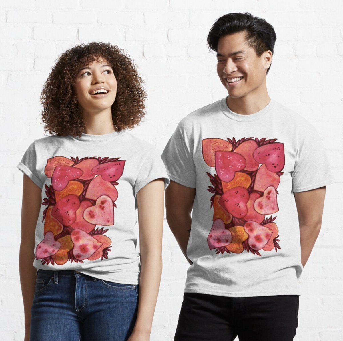 Valentine's Day in my #Redbubble shop tinyurl.com/mr2khwnc Lots of stuff featuring a watercolour heart design #ValentinesDay #ValentinesDayGift #Love #LoveIsLove #RomanticGifts #Romance #GiftIdeas #AnniversaryGifts #IndependentArtist #IndependentDesigner #SmallBusiness #TShirt