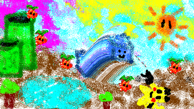 poni_420's tweet photo. gm and thank u @mad_tez @a_ileigh @hasdrubalwaffle for picking up this painting ❤️❤️ it has been so liberating to fool around on microsoft paint
only 2 eds left! 2 tez each
https://t.co/20JUl6UVE1
#CleanNFT #cleanpaint #cleanfight #pvp https://t.co/TQb9aZNJEy