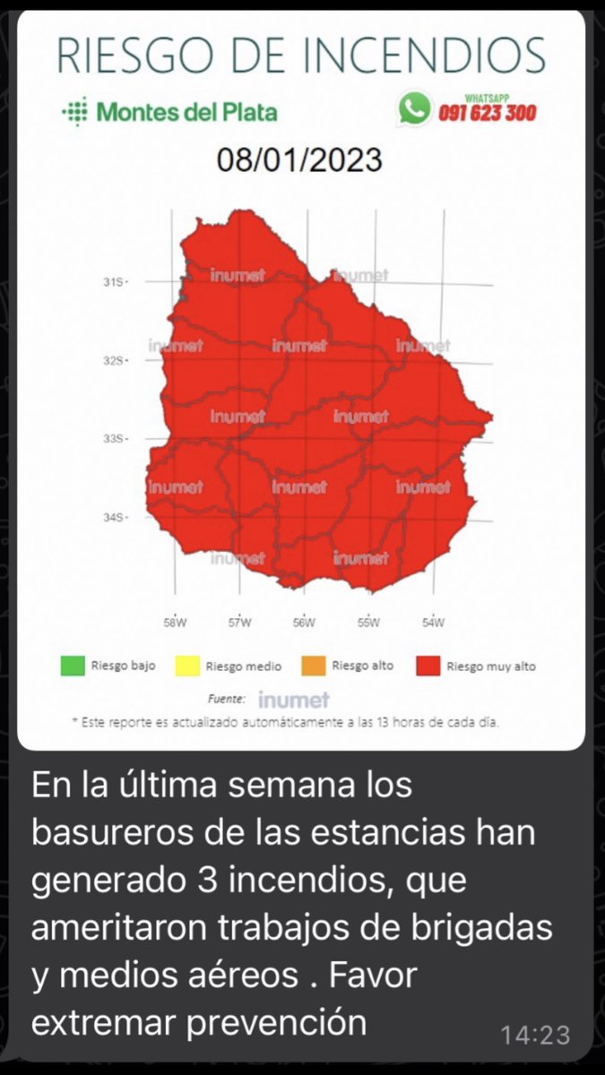 MarceloGratwohl's tweet photo. Extrememos Los Cuidados Por Básicos Que Parezcan…Retuiteemos y Dimensionemos el Riesgo que Transitamos a Nivel País…Cuidémonos Entre Todos…🇺🇾
Denuncias al 911. https://t.co/z5nyFCu1wo