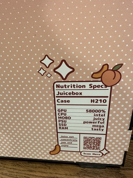 Finally ordered parts for the adooooorable peach juicebox case I got from @IronsidePC - I can&rsquo;t wait<a href="/tag/sponsored"class="tags"><span>#sponsored</span></a>