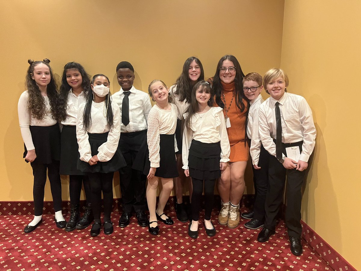MissSackMusic's tweet photo. Today my fabulous fifth graders performed at the NMEA All County Chorus concert and I am so beyond proud of their hard work! They were SUPERSTARS on the Tilles Center stage!  #GlenCovePride @GCSD_Landing @GCSD_Connolly https://t.co/RjJoVCBvsu
