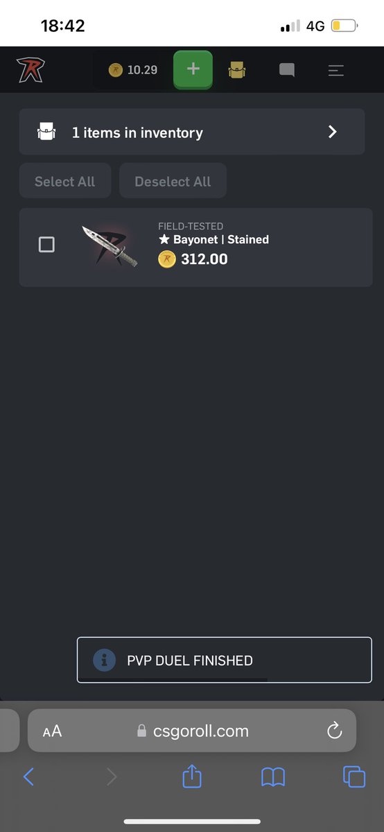 YtZlashy's tweet photo. Free bayonet stained today🥰 
who wants it🤔 https://t.co/TytKB5AlCJ