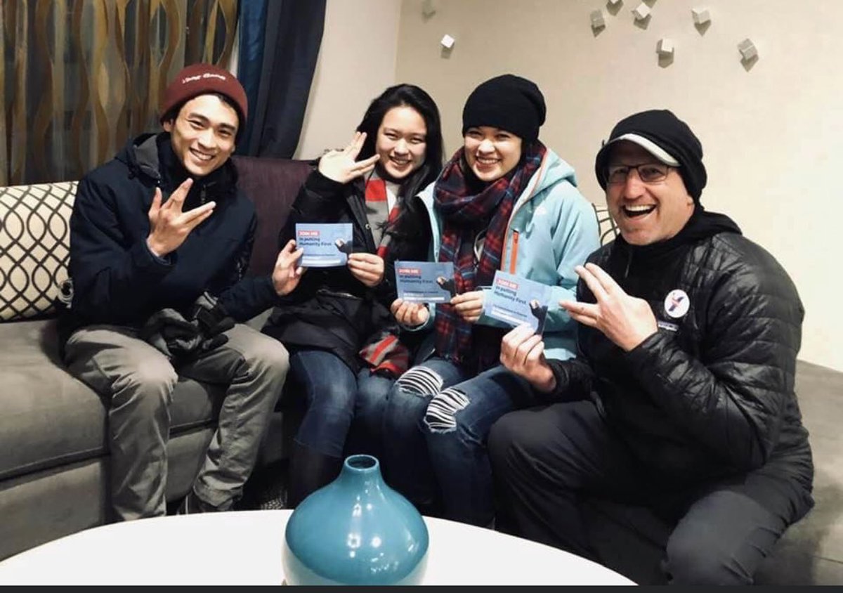 BillHotter's tweet image. Three years ago today our #yanggang canvassing team brought home our first “commit to caucus” cards. It was cold. It was difficult. It was awesome! 
#yangweek #yangmonth #iowa
