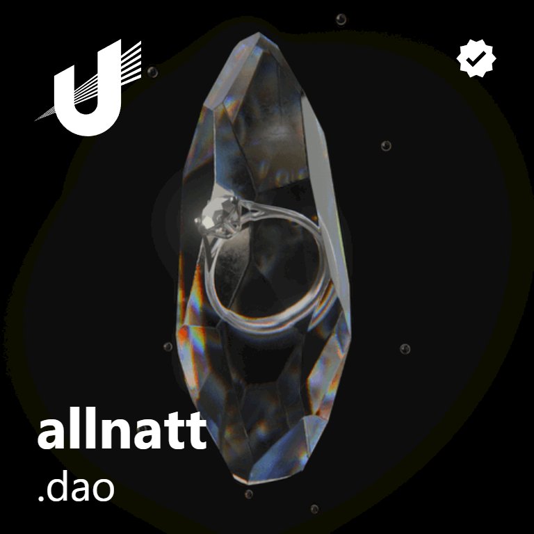 135dotx's tweet photo. DAO is very important too!!
You already know how vital Crypto & NFT is. It's the beginning of the new age of money & art.
To me, DAO is *decentralized autonomous organization* & used for @unstoppableweb #Daomonds (DAO diamonds). https://t.co/gbSBog7Tk3