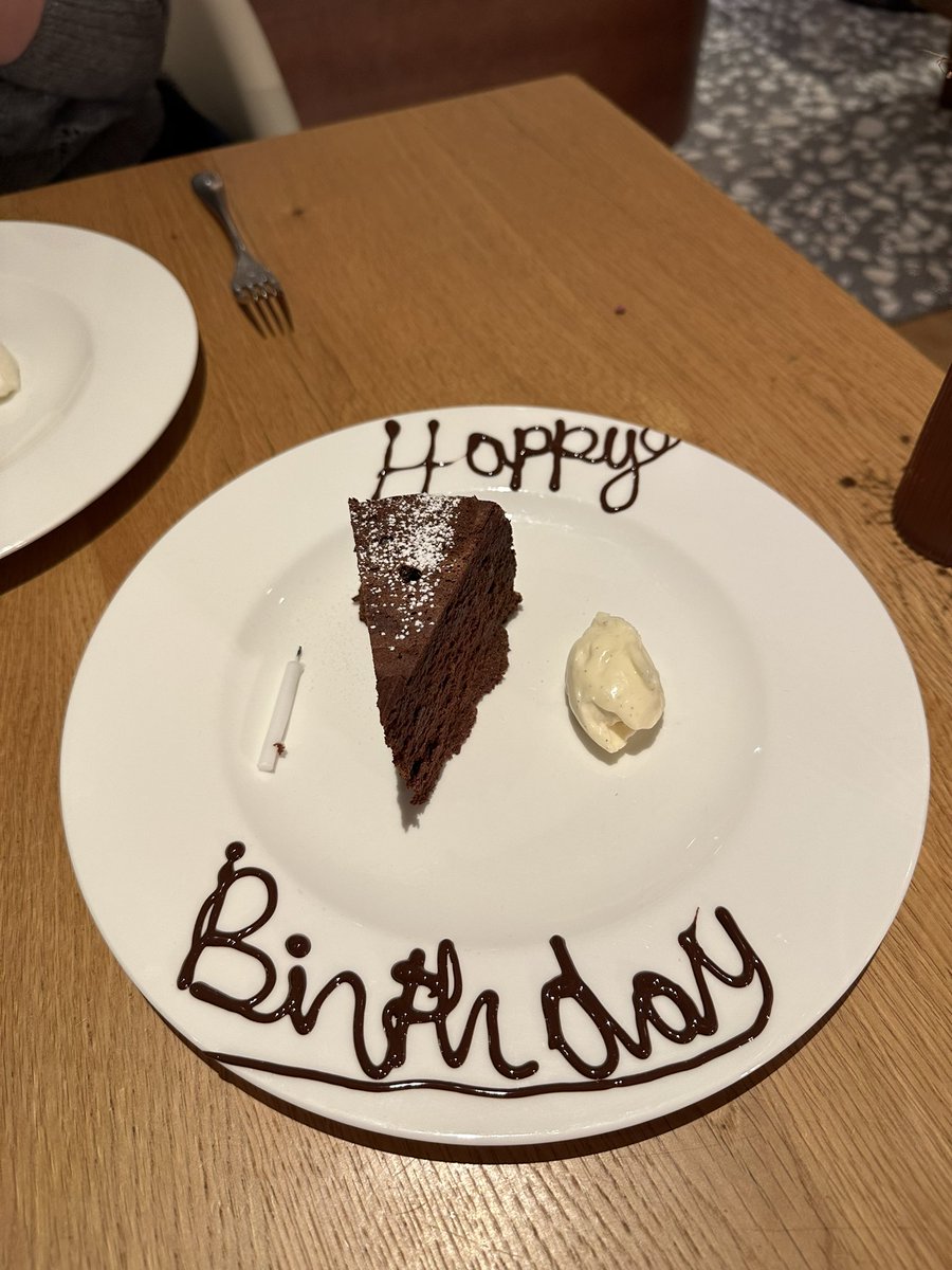Birthday lunch at the marvellous @TheoRandall at the Intercontinental. No point in limiting celebrations to just one day