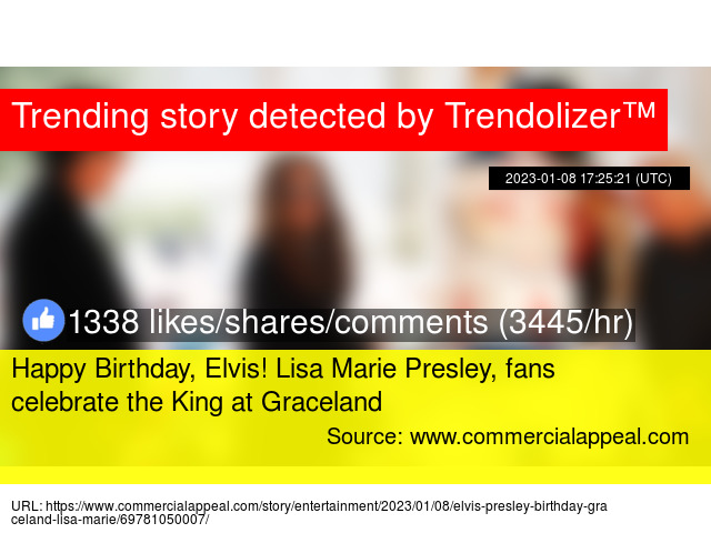 Happy Birthday, Elvis! Lisa Marie Presley, fans celebrate the King at Graceland  