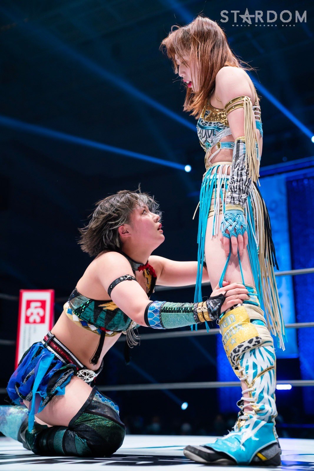 スターダム上谷沙也選手 クイーンズクエスト時代オーバーマスク