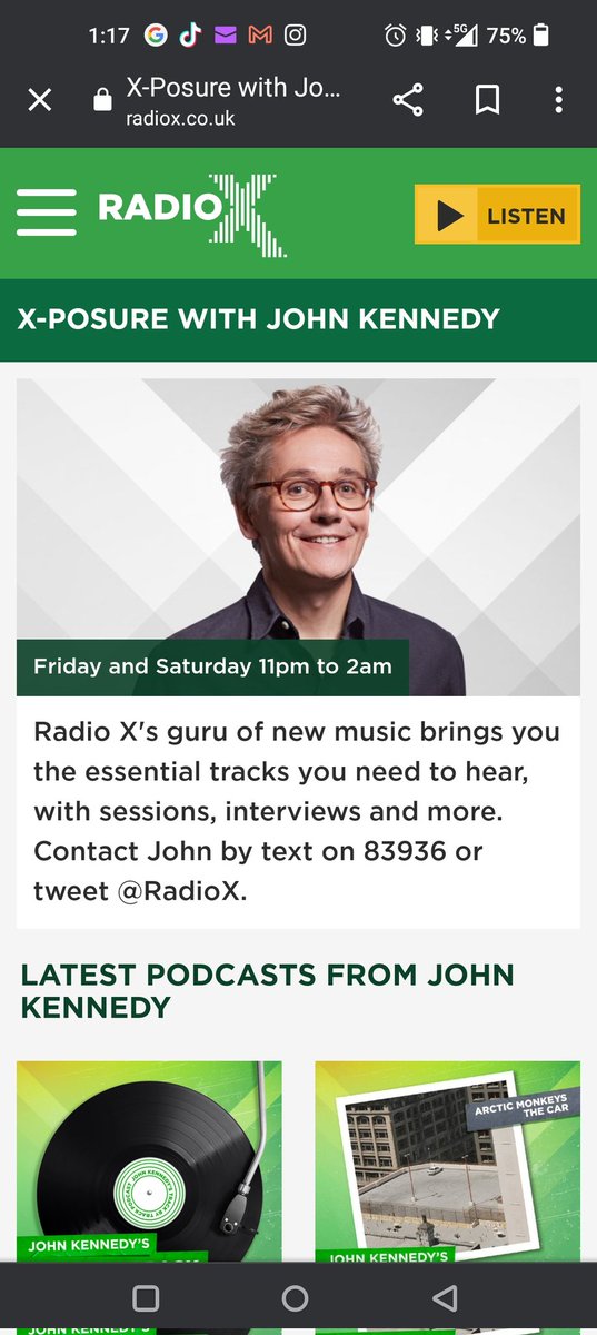 JemmaFreeman3's tweet image. Thanks @JohnKennedy for giving #bigbread a spin, last night! It's not often a 7 mins epic gets on the radio xxx