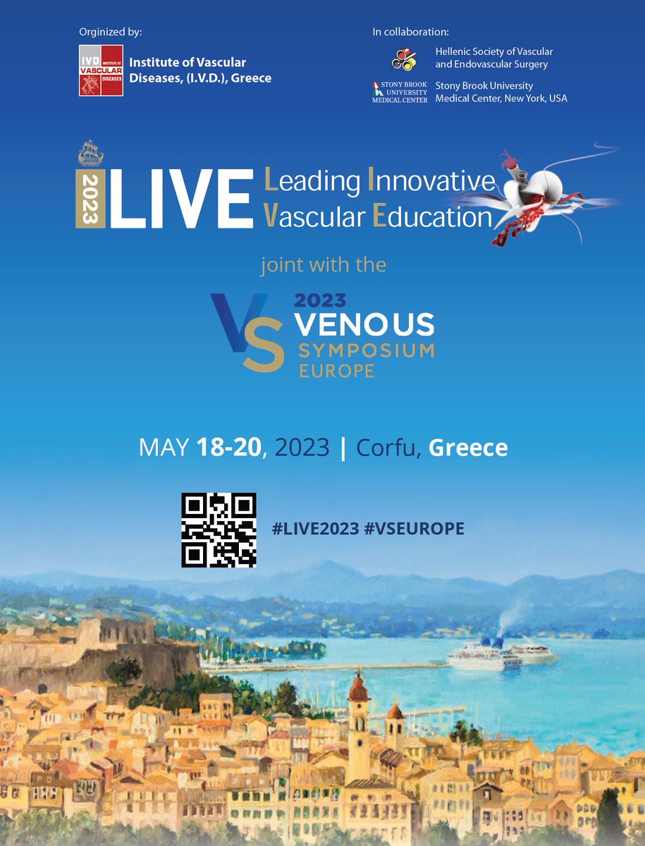 LIVE Leading Innovative Vascular Education (@live_symposium) on Twitter photo Ιntroducing #LIVE2023 and #VSEurope (18-20 May 2023), a new cooperation with the well-known <a href="/VenousSymposium/">Venous Symposium</a> from the USA.
#LIVE2023 #VSEUROPE
ℹ️live2023.gr Ιntroducing #LIVE2023 and #VSEurope (18-20 May 2023), a new cooperation with the well-known <a href="/VenousSymposium/">Venous Symposium</a> from the USA.
#LIVE2023 #VSEUROPE
ℹ️live2023.gr