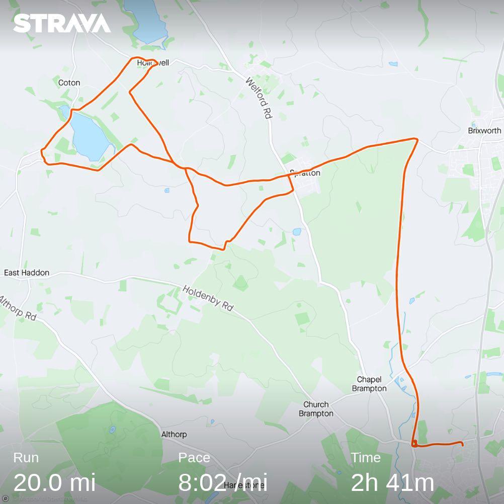 IsaacTipler's tweet image. Marathon training in full swing. A lovely but hilly 20 miles this morning. #running #ukrunchat #marathontraining