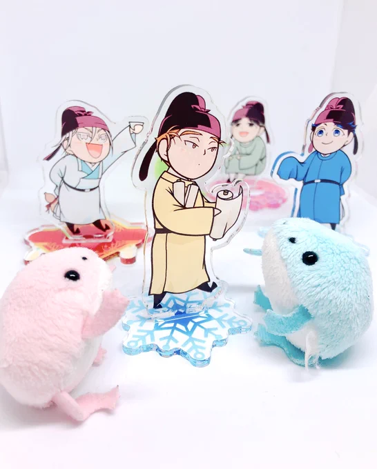 李杜とサイズ寄せたので李白&amp;朝衡とかとはこんな感じ。この四人は揃えたかったので満足… 