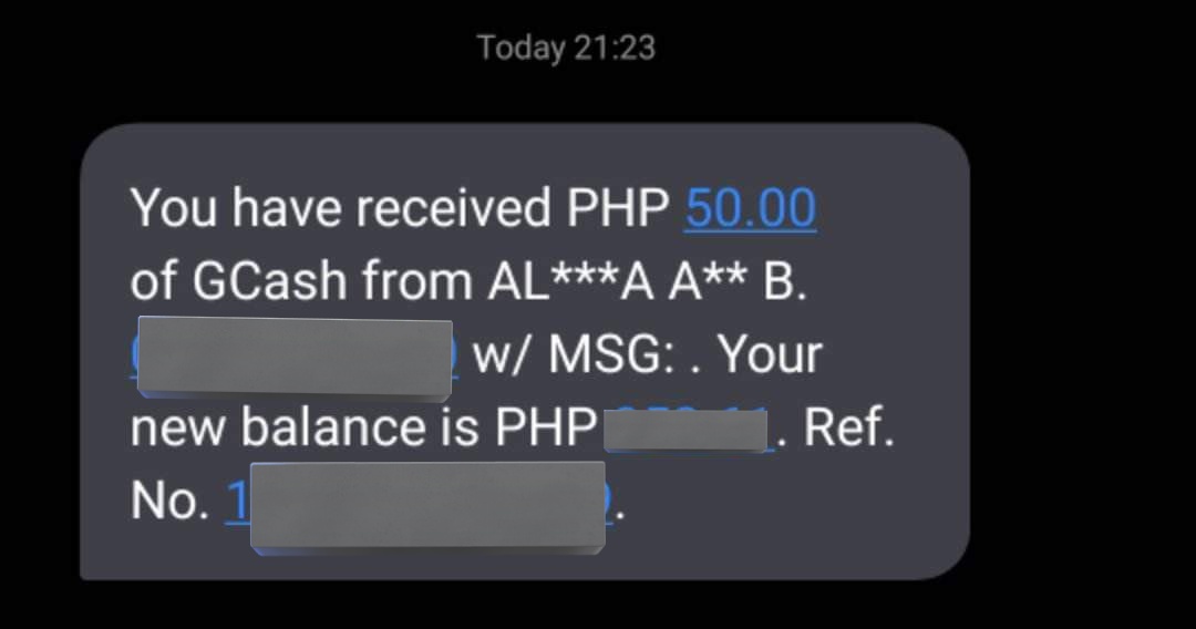 seokwnlvrcart's tweet photo. gcash prize received na po!! Thank you so much po ulit ☺️
#TDPH_proofs
#TDPH_giveaways https://t.co/8noAp8Y701