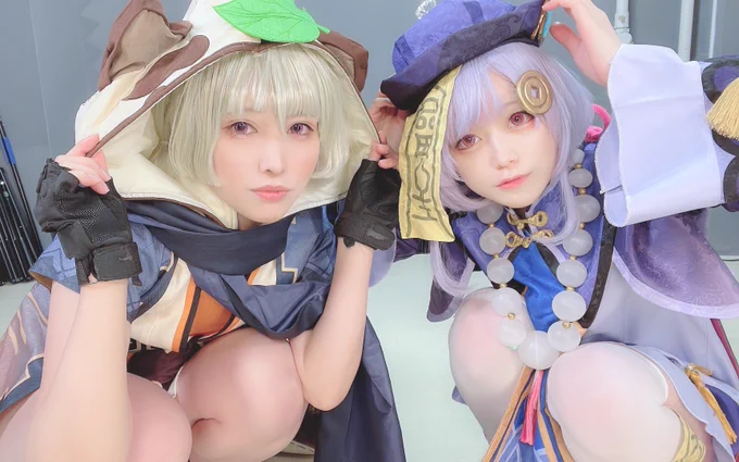 原神 / コスプレ新年会で原神衣装交換会やってきた!!!!(くじ引き)みんな似合うキャラ引いてて天才だったけどまじ女将早柚wwwwwwwwwwwwでかすぎたwwwwwww 
