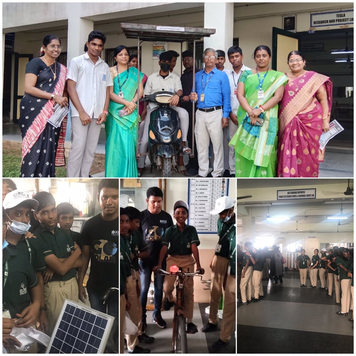 KCGtechnology's tweet photo. The Go Solar workshop conducted as part of KCG Engenius '23 introduced the visiting school students to the concept of clean and sustainable solar energy.
#KCGcollege #KCG25 #kcgEngenius #interschoolcompetition #schoolcontest #SOLAR
#solarenergy #solarpower #cleanenergy https://t.co/VZoZHV3AoG