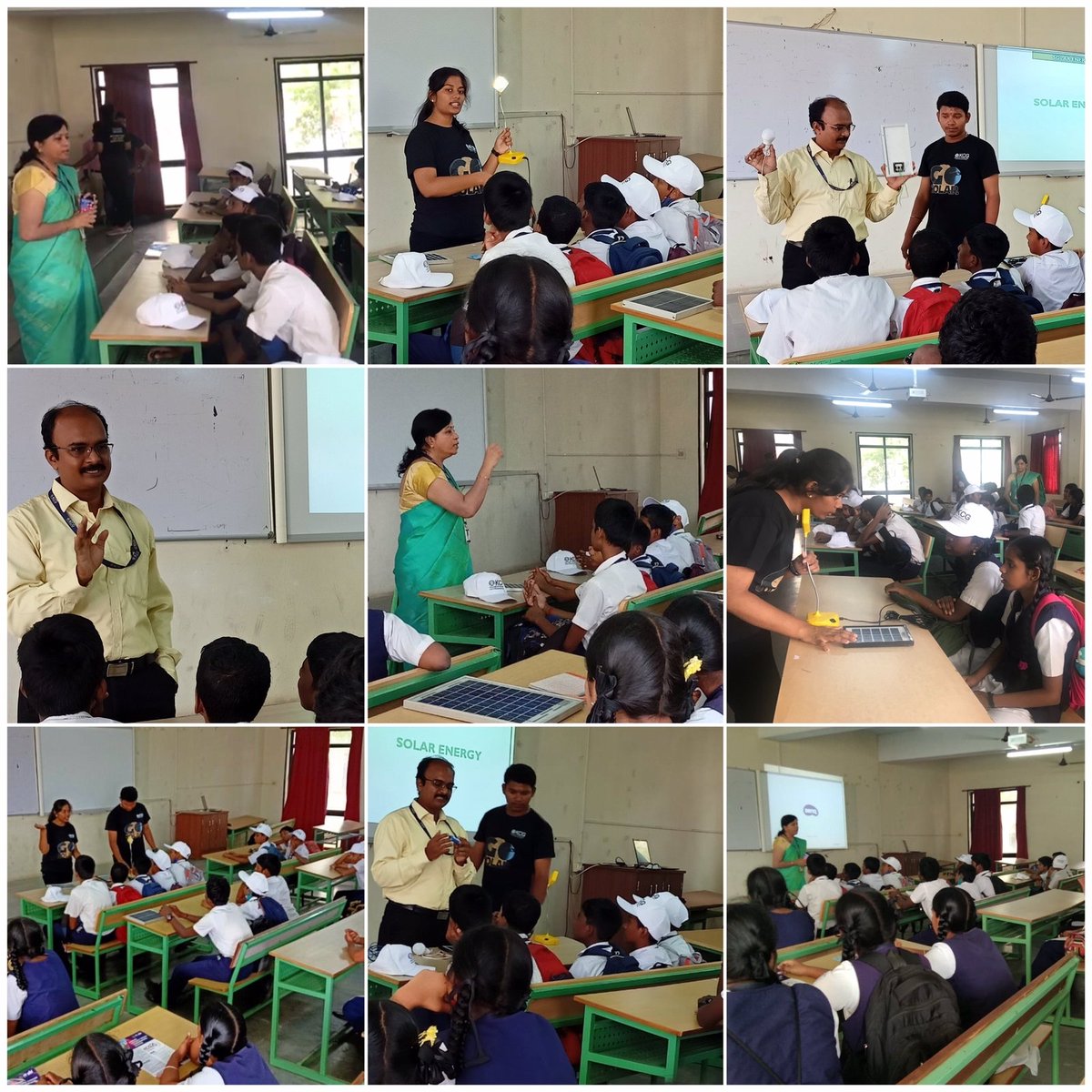 KCGtechnology's tweet photo. The Go Solar workshop conducted as part of KCG Engenius '23 introduced the visiting school students to the concept of clean and sustainable solar energy.
#KCGcollege #KCG25 #kcgEngenius #interschoolcompetition #schoolcontest #SOLAR
#solarenergy #solarpower #cleanenergy https://t.co/VZoZHV3AoG