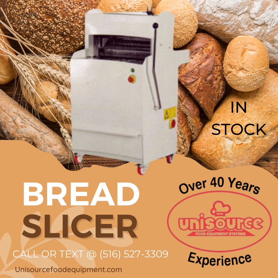unisourcefood's tweet photo. Call or text @ (516) 527-3309! #breadslicer #breadshop #restaurantkitchen #cafekitchen #bakerykitchen #nycbakery #longislandbakery #bronxbakery #café #floridabakery #floridabakery #bread #breadslices #foodequipment #bakerybuisness #commericalkitchen #deli #frenchbread https://t.co/juEJY67iaF