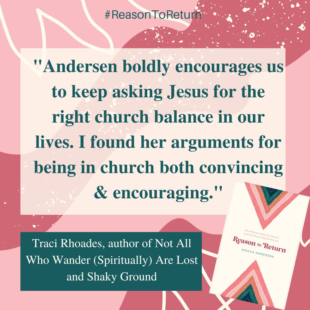 ErickaAndersen's tweet photo. I wrote #ReasonToReturn for women who are looking to find their footing in the Christian faith again. Thanks @tracesoffaith <3
Pre-order now & grab the free bonuses here (+ a FREE audiobook copy!): https://t.co/EJEJ7uZ2F6 https://t.co/chnc9UyJsv