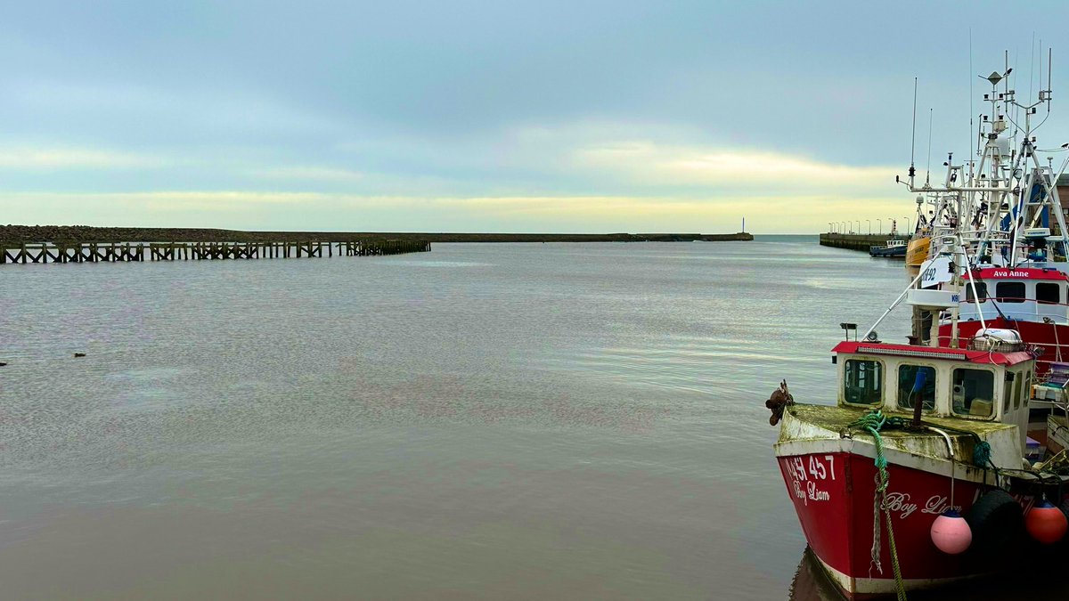 MarkLForrest's tweet photo. The weather may be a bit chilly but that didn’t stop us popping out for some sea air. Today’s venue is #Amble which is a #Northumberland fishing port close to #Walkworth https://t.co/nWe2zptpdM