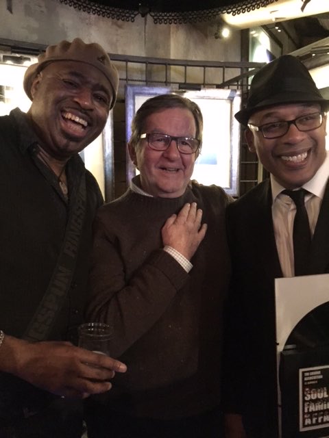 RobbieVincent's tweet photo. You’ll Never Know from @ Georgie_Brom playing in the #MusicGarden on @jazzfm an 80’s #Weekender mix. Pictured here #GeorgieB with #RobbieV and Weston of course. Great guys #RobbieVincentShow #JazzFM #RobbieVincent #IfitMovesFunkit https://t.co/VPmhMKOjlK