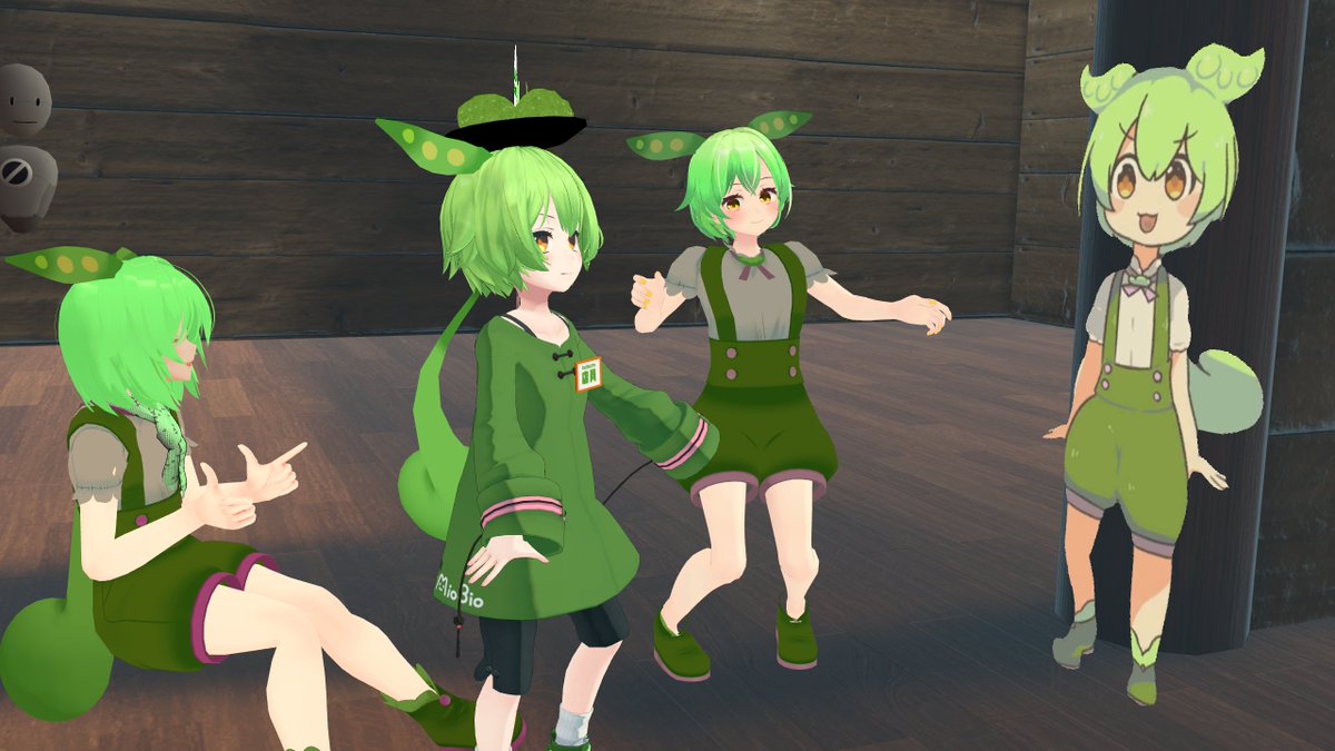 #ずんだもんカフェ #おうつちのVRC日記
ずんだもんだらけ!ずんだボイスだらけ!
こりゃあたまらんね…… 