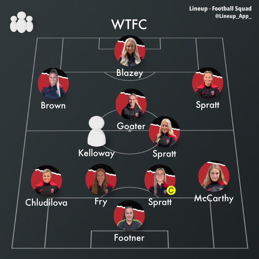 WarminsterLFC's tweet image. Here’s how we line up this afternoon. @MaddyBrown_x returns from injury and it’s a debut for @kelloway_beth.

Up the #RedAndBlacks 🔴⚫️