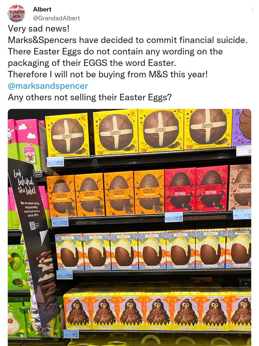 blockmesideways's tweet photo. Feck me Albert, you've started early this year. You've  probably only just got over not being able to say Merry Christmas.

#Easter
#Christmas
#feckingrightwingmoaningabouteverything 
 @GrandadAlbert https://t.co/jZtqxXO9Ba