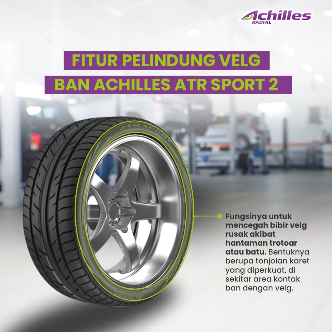 Fitur keren di Achilles ATR Sport2 untuk #AchillesFriends yang senang gonta-ganti velg mobilnya nih!

#AchillesRadial
#TireYouCanTrust