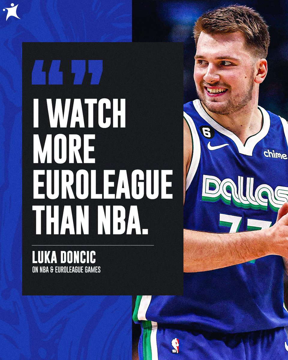 Luka Doncic I watch more Euroleague than NBA HoopsHype