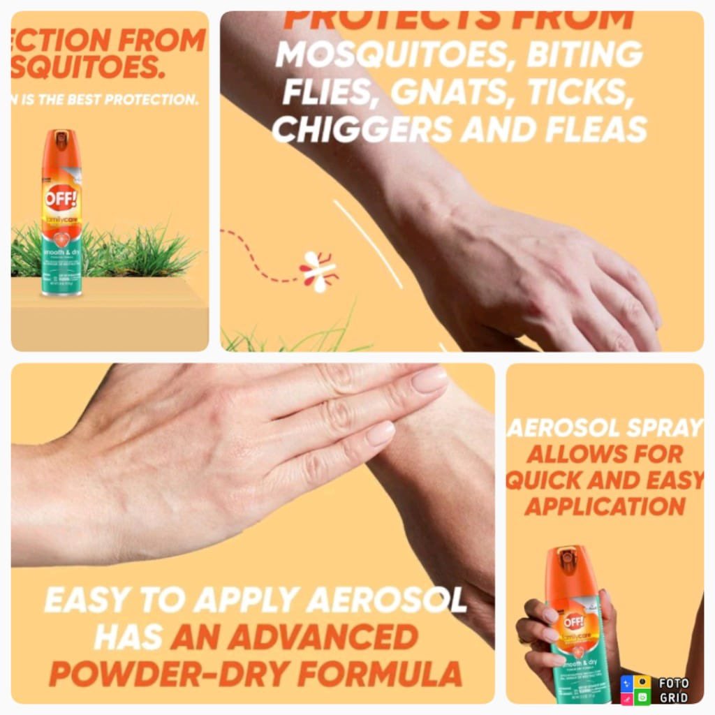 FarhanVarieties's tweet photo. Off family care insect repellent 

Protect from mosquitoes, biting, flies, gnats, ticks, chiggers and flies 

Prevention is better then cure.
Easy to apply, aerosol has an advanced power dry formula. 

Price: N6,800 for 71g 
N10,500 for 170g 

For purchase, send a DM https://t.co/JzxatvgmTX