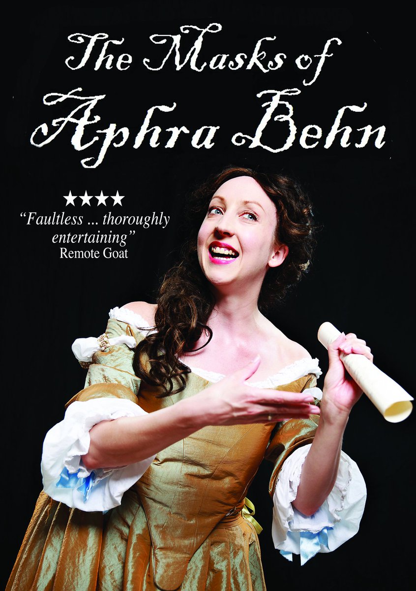 MonkeyWithCymb's tweet photo. #TheMasksOfAphraBehn is on to at the at @WhiteBearTheatr this week on 11, 12 & 13 January, Find out about one of history's most notorious and talented female raconteurs, the writer #aphrabehn, and her time as a spy for King Charles II.
https://t.co/UYH18chSDi
#theatre #aphrabehn https://t.co/z3eOFfKTdq