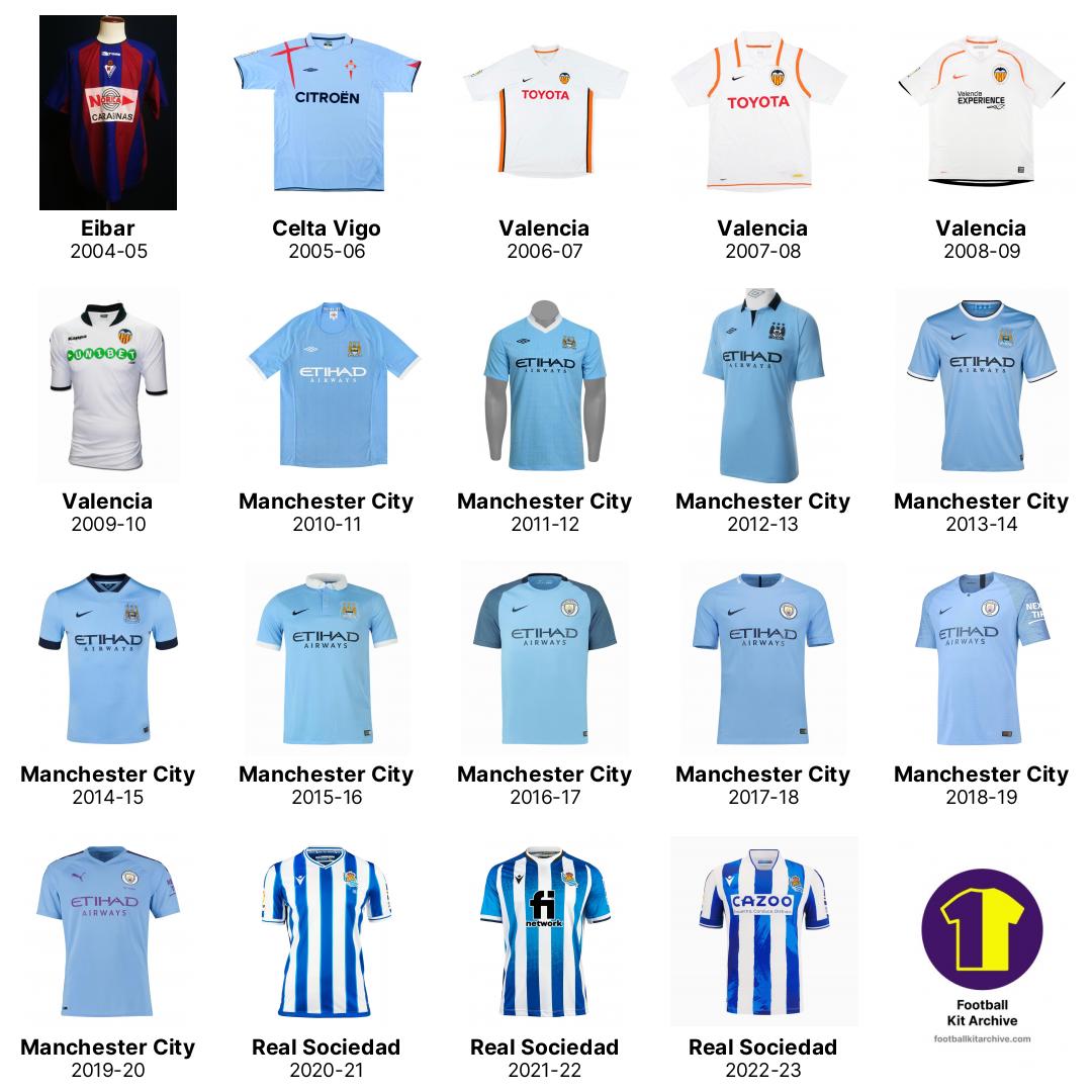  Happy Birthday, David Silva - Here\s his Career in Shirts

Which one\s your favorite?  