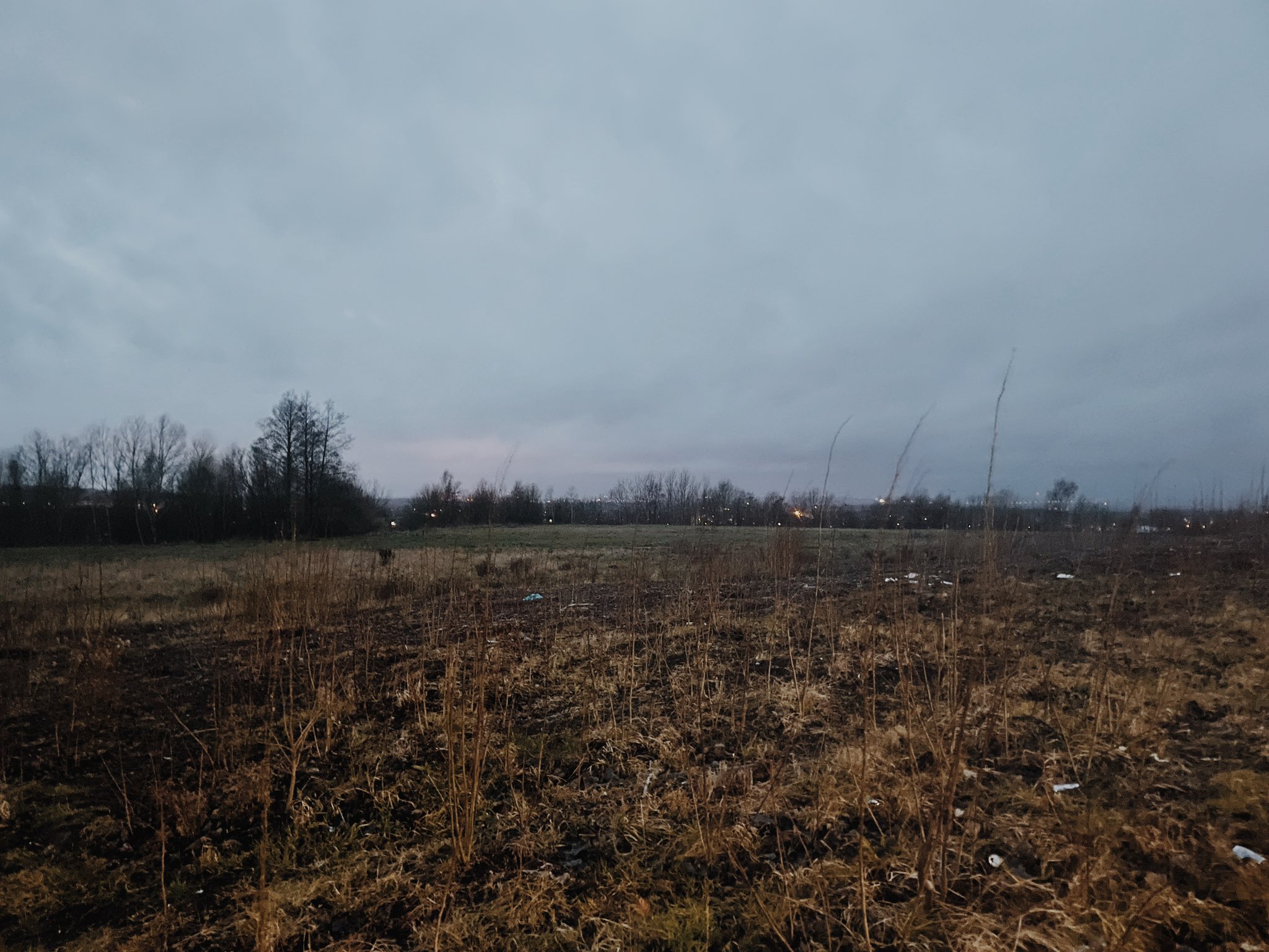 The site on an early morning in January 2023. 