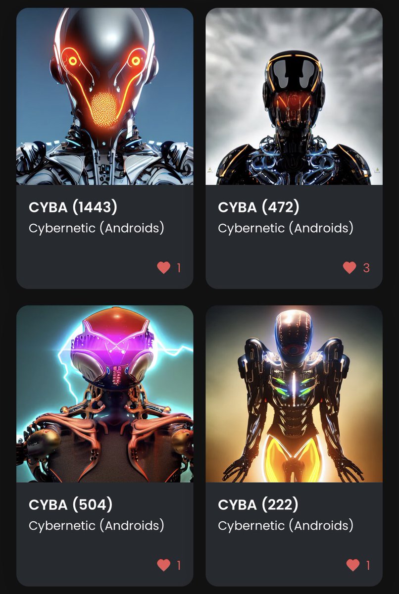 GM <a href="/SK3Creations/">SK3000👑</a> the AIHounds are lookin 🔥 next to my androids 🙌🏼