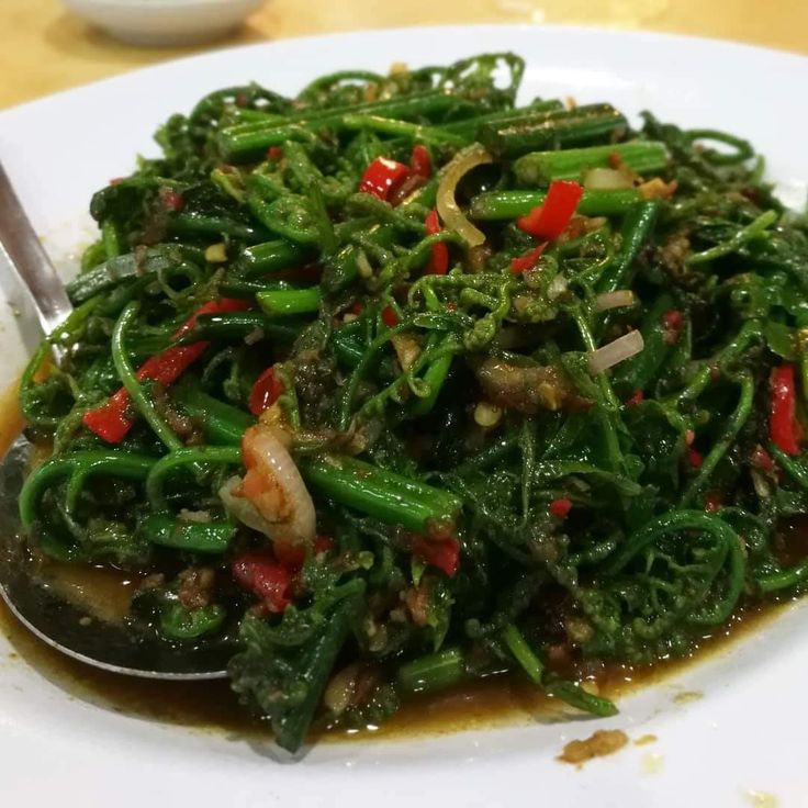 ALIASOFY's tweet photo. @FOODFESS2 Penasaran bgt sma rasa pakis... Katanya sedeeeeeep klo di tumis gini. Blm kesampaian karna di pasar ngga adaaa 😔 https://t.co/GgPP36UJcb