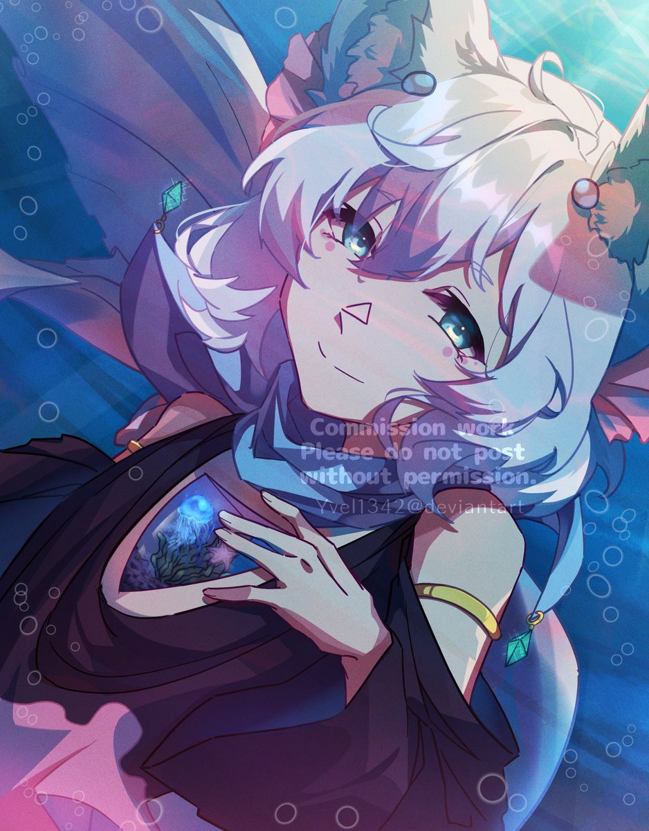 Coloured sketch bust for TheNemNems @ AAA. Thank you very much!

I really like her character design and the mini fish tank in her chest :DD

Youtube timelapse:
youtube.com/shorts/f083iV-…

#commissionart