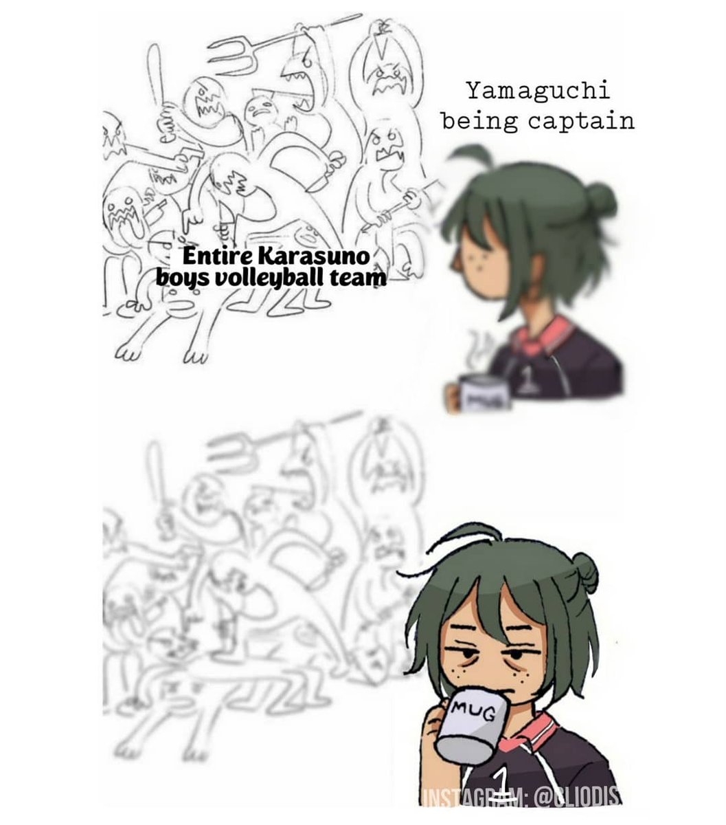 Cliodis's tweet photo. All those times I've made yamaguchi into the perfect tired little shit he is https://t.co/ahX3FdDtCG