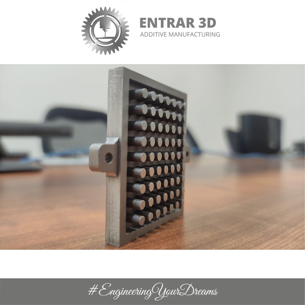 Entrar3dprint's tweet photo. Entrar 3D can now contribute with Metal 3D printed components.

Here we have a 3D printed component made of Stainless Steel 17-4 PH material.

Contact us for more.

#metal3dprinting #prototyping #researchanddevelopment #entrar3d https://t.co/Qd0FLD70rY