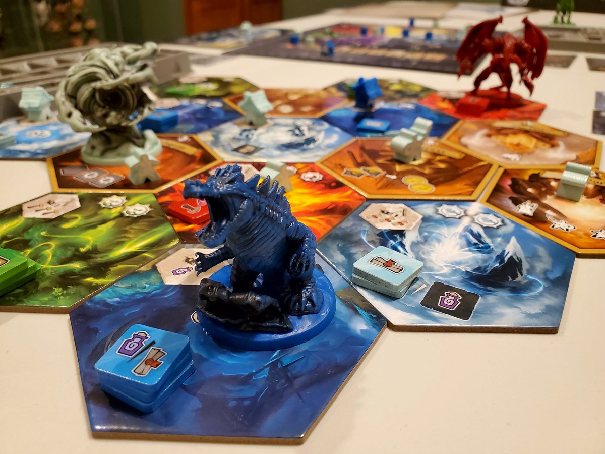 #6 on our #top50 #boardgames is Dwellings of Eldervale from @LukeLaurieGames <a href="/pvaughan007/">Peter V</a> <a href="/breaking_games/">breaking_games</a>. Worker placement, dice chucking, tableau building, cool monster minis, tons of factions...so much to love about this game. Excited for Andromeda's Edge! #tabletopgaming