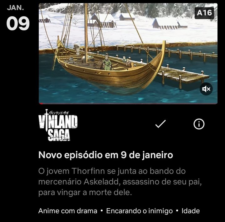Vinland Saga  Dublagem da 2ª temporada estreia na Netflix