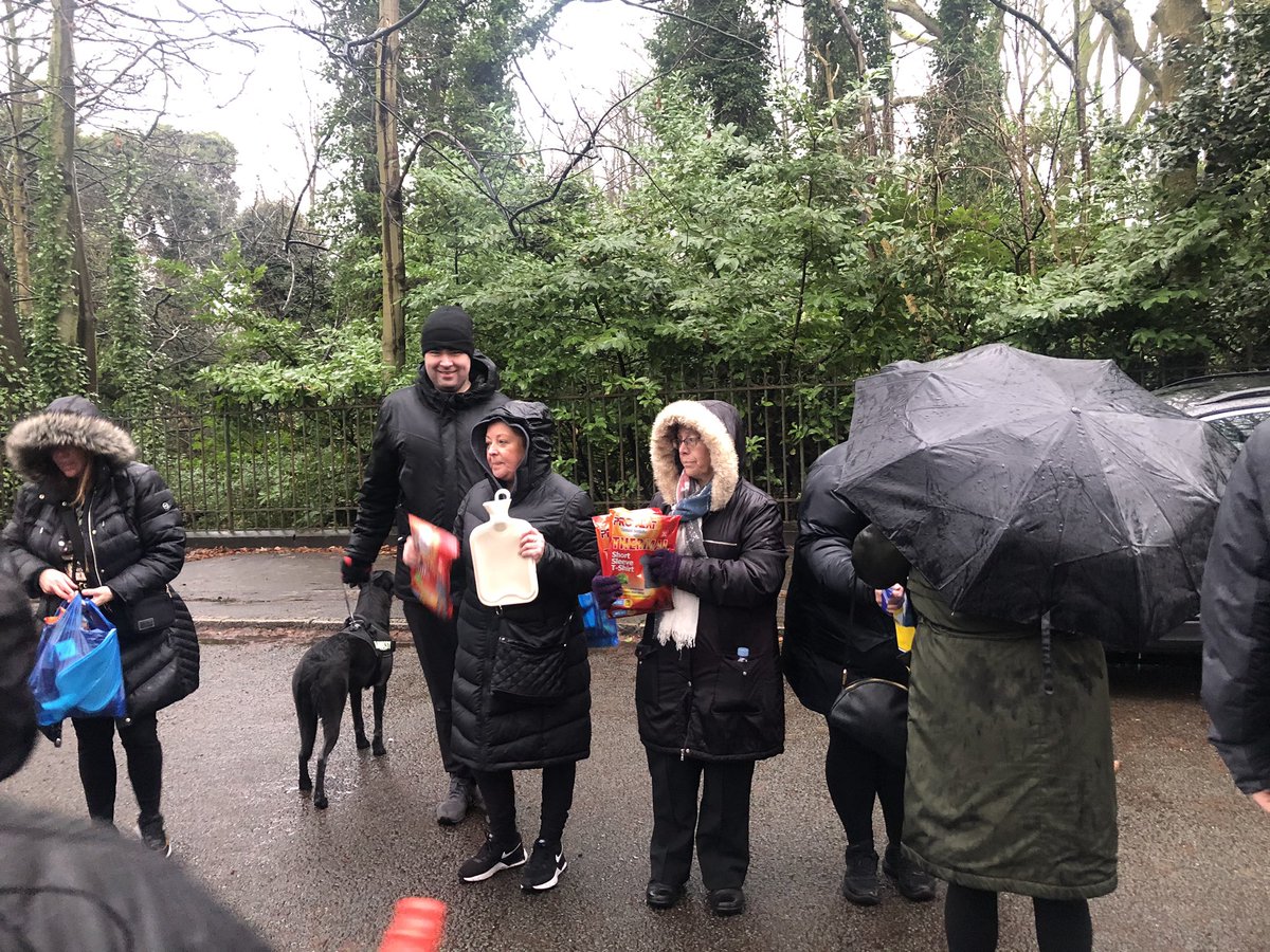 startingoverCIC's tweet photo. A great turnout today on our first Walk and Talk of 2023 despite the weather. 20 members turned up to help disseminate our winter warmer packs on the way. Looking forward to getting out every Sunday now on some exciting new walks and trails 😊 #Walkandtalk #Mentalhealthawareness https://t.co/V5cxQMG7XB