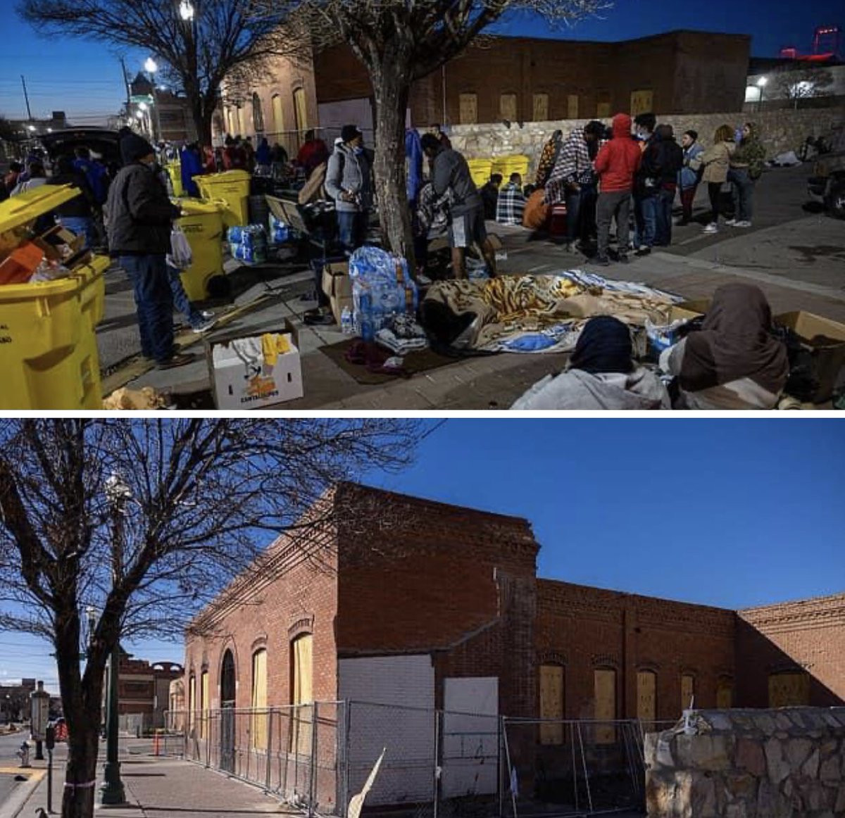 newssnapper's tweet photo. The El Paso Democrat Mayor has hidden the numerous migrant camps ahead of Biden's first trip to border on Sunday! https://t.co/KDDqIXGSnr